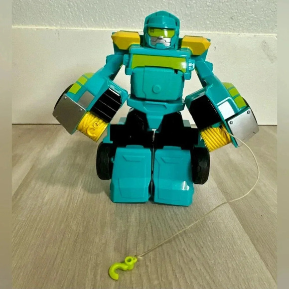 TRANSFORMERS RESCUE BOTS ACADEMY HOIST Flatbed Toy Truck Academy Rescue Team - Picture 5 of 6